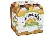 Bundaberg Tropical Mango Sparkling Drink 375ml X4 Pack