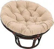 Cushion Papasan Round Chair Cushions, Soft Thick Papasan Armchair Cushions Rattan Armchair Cushions for Outdoor Garden Balcony and Living Room