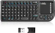 Bluetooth Mini Keyboard with Touchpad,Backlit 2.4GHz Wireless Keyboard Compatible with Laser Pointer,for Windows/Android/Google/Smart TV/HTPC/IPTV/Mac OS/Linux (2.4G and Bluetooth)