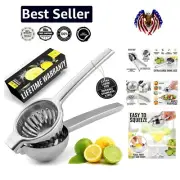 Versatile Stainless Steel Lemon Squeezer - Efficient Manual Juicer for Citrus