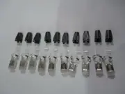 LOT OF 10 Stewart Connector SS-39200-063 CAT6A SHIELDED LARGE OD PLUG