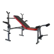 Adjustable Foldable Home Gym Weight Exercise Bench Muscles Fitness Max 120kg