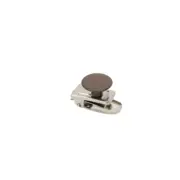No-Sew Clip On Suspender Buttons, Gold Tone Metal, Six Pack, Assorted Colors