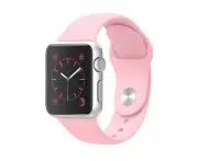 ZUSLAB Apple Watch 7/6/5/4/3/2/SE Band Silicone Strap 38mm 40mm 41mm Pink 130mm