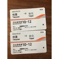 在飛比找蝦皮購物優惠-2023.01.01 桃園-台北 高鐵紀念車票 高鐵票 自由