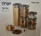 Neoflam Ringo Smart Seal Set 7 Piece Container Food Storage RAM