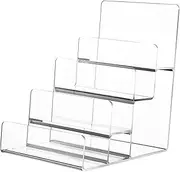 Alipis Acrylic Display Stand Riser Clear Storage Shelf for Organizing Sunglasses Jewelry Perfume Retail Store Home Use