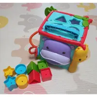 在飛比找蝦皮購物優惠-二手 Fisher-Price 費雪 可愛動物積木盒 兒童玩