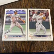 2022 Topps Update Jeremy Pena ROOKIE Lot- #US253 RC & ROOKIE DEBUT