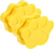 CORHAD 2pcs Urinal Pad for Pet Stickers Puppy Potty Tray Leg Lifting Pad Holder Dog Enrichment Liners Pee Pad Reusable Puppy Pads Detangler Pets Clicker Catch Pet Products Pen Yellow