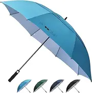 Prospo 62/68 inch UV Protection Snow Large Oversized Golf Stick Umbrella Auto Open Double Canopy Vented Windproof Waterproof Cane Umbrellas