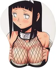 Anime Gaming Mousepad 3D Wrist Rest Desk Mat Cartoon Mouse Pad Soft Silicon Gel Mouse Mat Anti-Slip Office Mat Desk Pad with Wrist Support