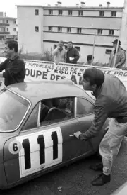 Gerard Larousse Marcel Callewaert Alpine A110 1967 Rally Car Old Photo 1