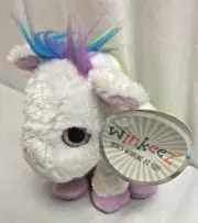 Winkeez Plush Toy Hayden the Horse New with tags rainbow tailed mane white 7"