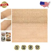 Easy-Cut 18" Rattan Cane Webbing - Ideal for Furniture & Decorative Projects
