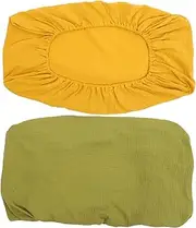 HAPINARY Elastic Green Nappy Change Table 2pcs Changing Pad Washable Changing Pad Sheets Soft Skincare Easy to Clean