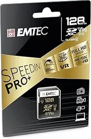 Emtec SpeedIN Pro 128 Go SDXC UHS-II Class 10