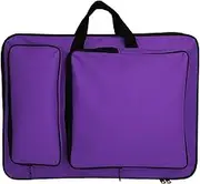Water-Resistant Art Portfolio Carry Bag A3 Student Art Work Portfolio Tote Drawing Board Bag Portable Painting Sketch Pad Storage Bag Professional Art Organizer for Palette Paints Brushes Pencils