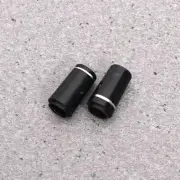 2 Pcs 0. 355 Ferrule Silver Trim Rings Plastic Ferrule Irons Shaft Ferrule