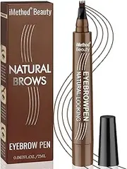 iMethod Eyebrow Pencil - Upgrade Eyebrow Tattoo Pen Eyebrow Makeup Durable Waterproof and Smudge-proof Brown