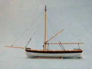 Sail Boat Life Boat POF Scale 1:35 Model Ship Long Boat Wooden Model Ship Kit