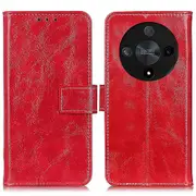 For Honor X9b 5G Case PU Leather Crazy Horse Texture Wallet Phone Cover