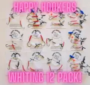 Happy Hookers - Whiting 12 PACK - Pre-Tied Fishing Rigs Black Magic