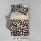 3D Geometry Graphics Pattern Quilt Cover Set Bedding Sets Pillowcases Queen 5