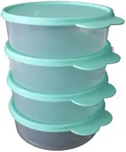 [Tupperware] Big Wonders Large Bowl 3 cup / 700ml Set of 4 in Turquoise Seal
