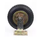 8 Inch Fixed Castor Caster Pneumatic Tyres Tyre Wheel Trolley Cart Wheelbarrow