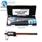 Digital Display Caliper 150mm Fraction mm Inch High Precision LCD Vernier