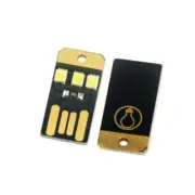 10PCS Mini Night USB LED Keychain Portable Power Board Pocket Card Lamp Bulb LED