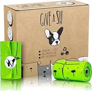 100% Certified Home Compostable Dog Poop Bags - 10% to Charity - ASTM D6400 & EN 13432 Compliant - 240 x Plant Based Compostable Poop Bags (16 Rolls)