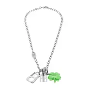 Balenciaga Carousel Clover Collector Necklace One size multi-color