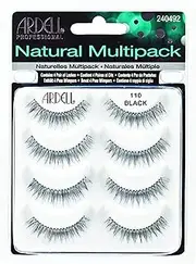 Ardell Natural Eyelashes Multipack, 110 Black, 4 Count