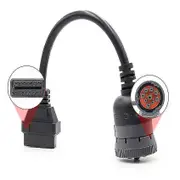 Obd2 Truck Diagnostic Tool 16 Pin Cable J1708 J1939 Connector Obd To Obd2 6 Pin 9 Pin For Cummins For Deutsch For Car Truck-yezi