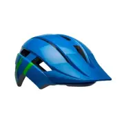 Bell Sidetrack II MIPS Kid's Mountain Bike Helmet, Blue/Green, Universal Child