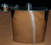 Chad Blum Memorial Golf Tournament - English Metal Pocket Hip Flask