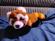 Wild Republic Red Panda Plush Laying Down Stuffed Animal 10”