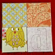 Anna Griffin Chipboard Alphabet Set; 52 Chipboard Letters; "Dorothy"; New