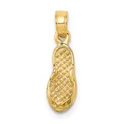 14K Yellow Gold Single Flip-Flop Charm