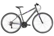 Apollo TRACE 10 Womens City Bike Matte Charcoal / Black / Lavender