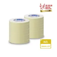 在飛比找momo購物網優惠-【DEER BRAND 鹿頭牌】泡棉雙面膠帶16入組 18m