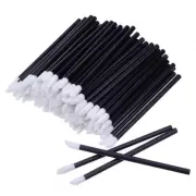 Pimoys 200Pcs Disposable Lip Brushes Set - Makeup Lipstick Gloss Applicator Wand