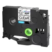 12mm Black on Clear TZe-131 TZ-131 Label Tape For Brother P-touch PT-D210 12MM