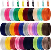 90 Yards 30 Pcs Sewing Zippers Bulk #5 Nylon for Sewing Assorted Colorful Nylon