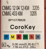 10 PCS ORIGINAL INSERTS CNMG120412-KM 3205