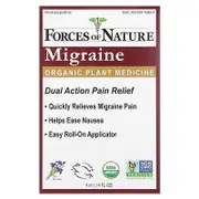 Forces of Nature, Migraine Roll-On, Organic Plant Medicine , 0.14 fl oz (4 ml)
