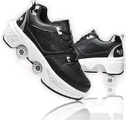 [LDRFSE] Shoes with Wheels, Roller Skates, Skateboard Shoes, Children's Shoes with Wheels, Skate Shoes, Wheels Shoes, Sports Shoes, Running Shoes, Trainers with Wheels for Girls and Women
