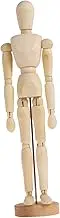 1Pc Wooden Movable Joint Puppet Sketch Model Articulated Figure for Artists Home Decoration Unique Wooden Crafts Ornament for Capturing Scale Shadows